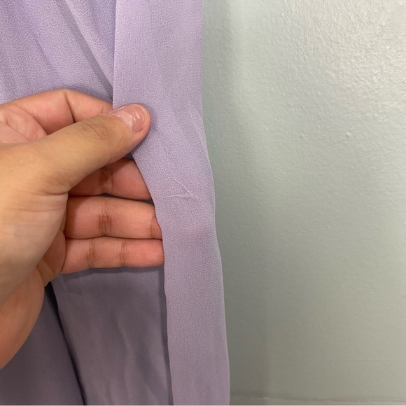 Aritzia Wilfred Tempest Mini Dress Long Sleeve Purple XS‎ 75604 - Picture 7 of 11